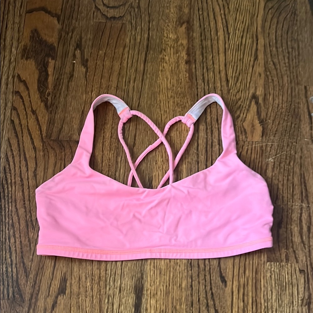Lululemon pink sports bra